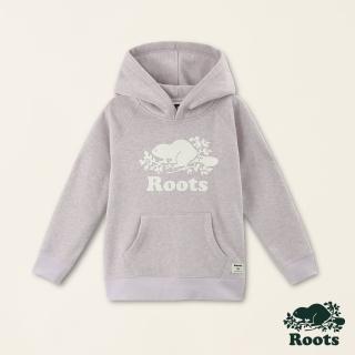 【Roots】Roots大童-金蔥海狸系列 經典海狸連帽上衣(丁香紫)