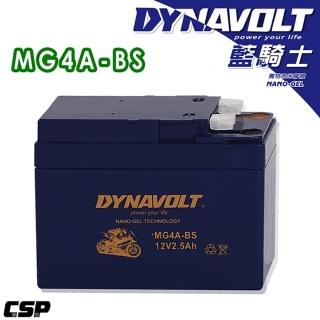 【Dynavolt 藍騎士】MG4A-BS(等同YTR4A-BS與MT4R與FTR4A GP賽事車手指定電池)