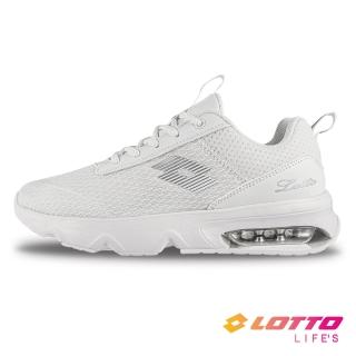 【LOTTO】女 ARIA Lite 氣墊跑鞋(雪鹽白-LT3AWR9069)