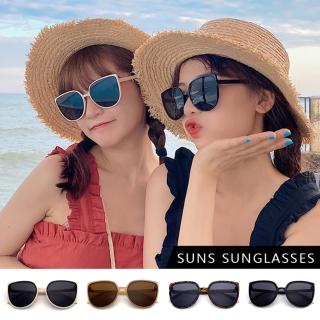【SUNS】抗UV太陽眼鏡 時尚潮流太陽眼鏡質感墨鏡 網紅抖音款 S328(採用PC防爆鏡片/抗UV400/檢驗合格)