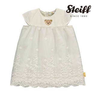 【STEIFF】熊頭童裝 蕾絲短袖洋裝(洋裝)