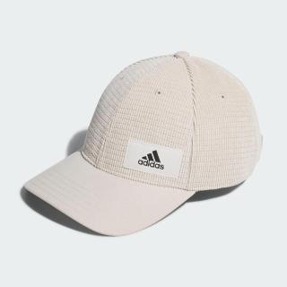 【adidas 愛迪達】FL Q4 Cap 棒球帽 帽子 運動 休閒 燈芯絨 復古 低調 日常 米白(IK7310)