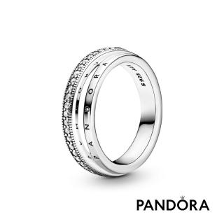 【Pandora官方直營】三環交織細版戒指-絕版品