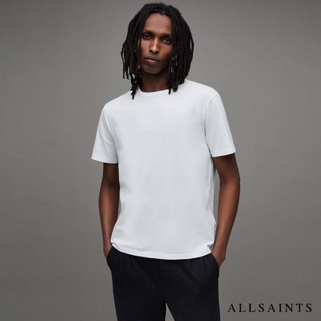 【ALLSAINTS】CURTIS 純棉簡約素面短袖T恤-白 MD026Z(常規版型)
