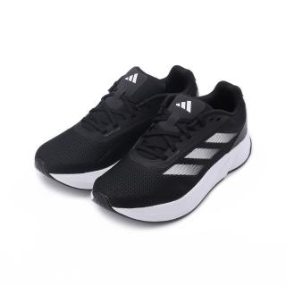【adidas 愛迪達】DURAMO SL 輕量透氣跑鞋 黑白 男鞋 ID9849