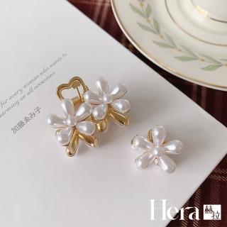 【HERA 赫拉】仙女五瓣花氣質珍珠髮夾 H112041103(韓系 HPA19)
