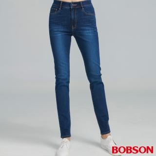 【BOBSON】女款AI體控窄管褲(8258-53)