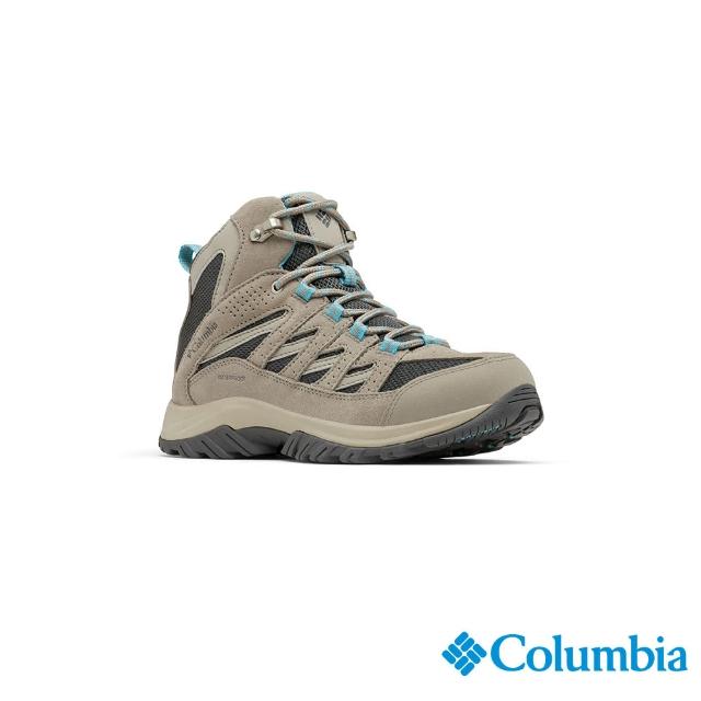 【Columbia 哥倫比亞官方旗艦】女款-CRESTWOODOmni-Tech防水高筒登山鞋-深灰(UBK53710DY/HF)