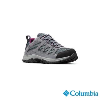 【Columbia 哥倫比亞官方旗艦】女款-CRESTWOODOmni-Tech防水登山鞋-深灰(UBK53720DY/HF)