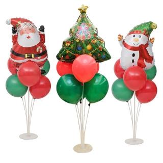 Merry Christmas 聖誕節佈置桌飄套組1組-三款任選(聖誕節 氣球 派對 佈置 氣球樹 耶誕 掛飾 裝飾 布置)