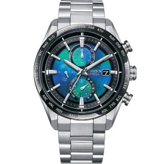 【CITIZEN 星辰】千彩之海光動能電波計時腕錶42mm(AT8188-64L)