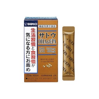 【Sato】高濃縮魚油DHA&EPA 20包