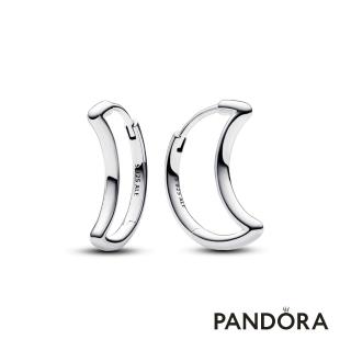 【Pandora官方直營】新月耳環圈
