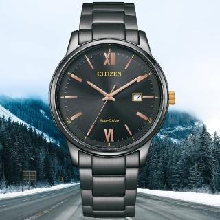 【CITIZEN 星辰】PAIR系列 光動能 簡約時尚腕錶 禮物推薦 畢業禮物(BM6976-72E)