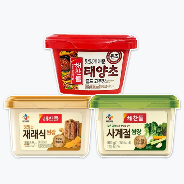 【韓國 CJ】韓式辣椒醬/生菜沾/ 味噌醬 500g(任選3入)