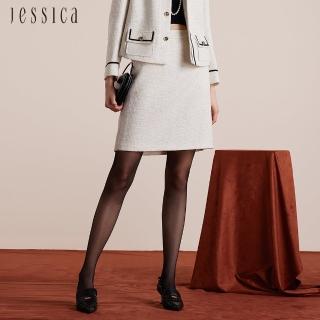 【JESSICA】氣質優雅簡約百搭小香風裙子J30619