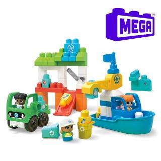 【Mega Bloks 美高積木】海洋環境維護積木組(兒童積木/大積木/學習積木/創意DIY拚搭/男孩玩具/女孩玩具)