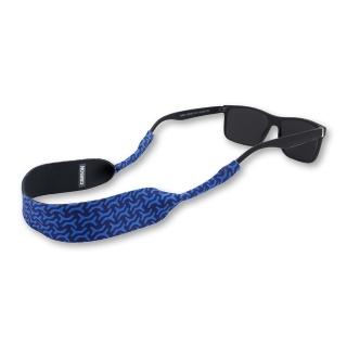 【CARSON 卡薾紳】寬版運動眼鏡帶 波浪藍(眼鏡繩 防掉掛繩 墨鏡鏈條 防滑帶 慢跑運動)