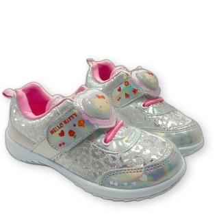 【樂樂童鞋】MIT台灣製三麗鷗電燈鞋(嬰幼童鞋 凱蒂貓 KITTY燈鞋)