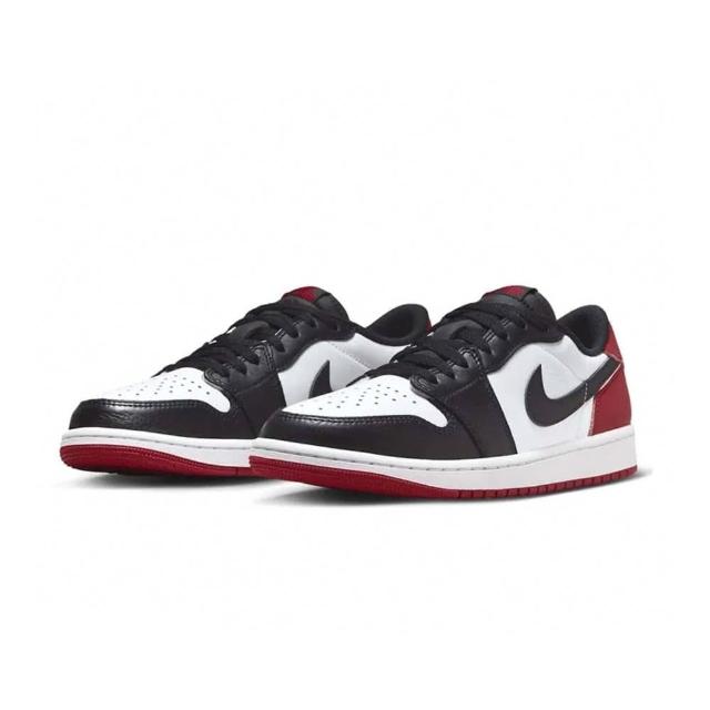 【NIKE 耐吉】Air Jordan 1 Retro Low OG Black Toe 黑紅腳趾