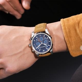 【Timberland】天柏嵐 潮玩活力石英腕錶-46mm(TDWGF0009404)