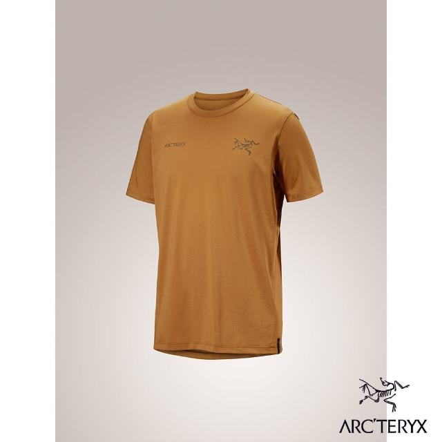 【Arcteryx 始祖鳥】男 Captive Logo 短袖圓領衫(育空褐)