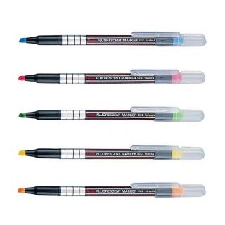 【Pentel 飛龍】螢光筆 1.0~3.5mm 48支/件 S512(橘、黃、綠、粉、藍)