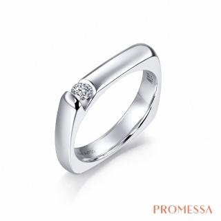 【PROMESSA】如一系列 10分 18K金鑽石戒指(男戒)