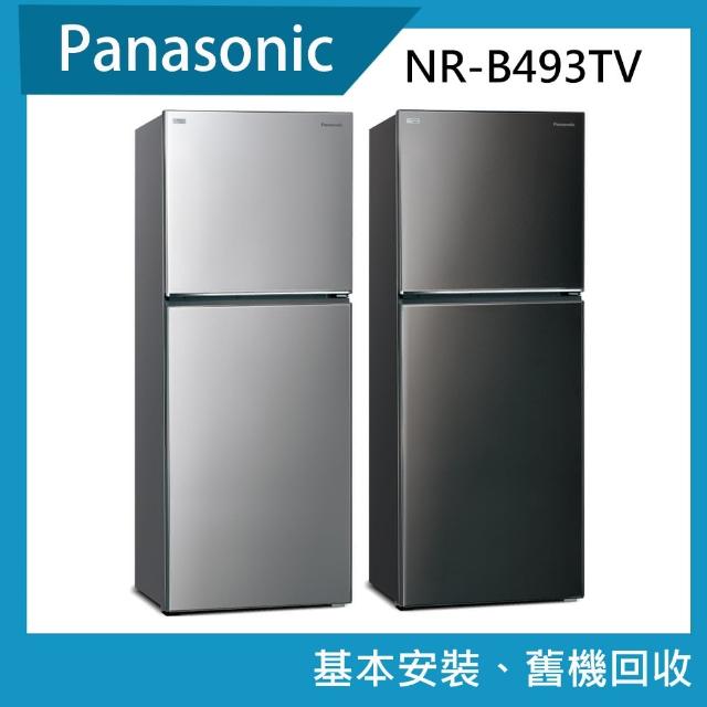 【Panasonic 國際牌】498L 無邊框鋼板系列雙門變頻電冰箱(NR-B493TV)