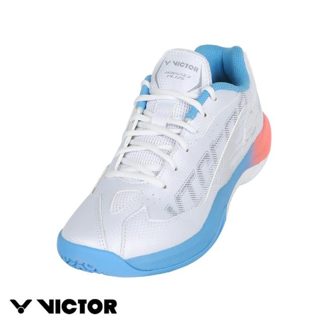 【VICTOR 勝利體育】羽球鞋 羽毛球鞋  全新底台(A362IIPLUS AM珠光白/水藍)