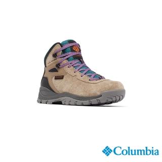 【Columbia 哥倫比亞官方旗艦】女款-NEWTON RIDGE防潑高筒登山鞋-沙漠棕(UBL82610SH/HF)