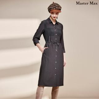 【Master Max】設計款襯衫式洋裝(8321002)