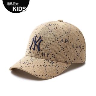 【MLB】童裝 可調式棒球帽 童帽 MONOGRAM系列 紐約洋基隊(7ACPMD33N-50BGS)