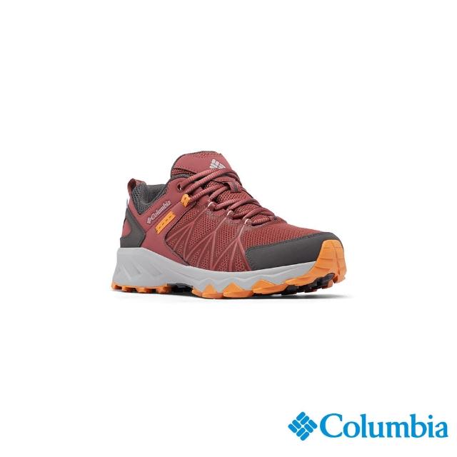 【Columbia 哥倫比亞官方旗艦】女款-PEAKFREAKOutdry防水健走鞋-甜菜根紅(UBL59530IU/HF)