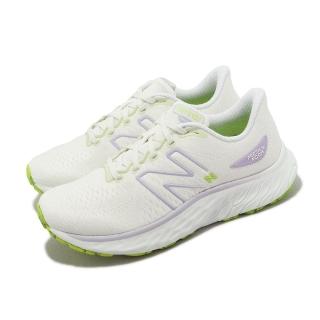 【NEW BALANCE】慢跑鞋 EVOZ V3 D 寬楦 女鞋 白 綠 運動鞋 緩震 路跑 NB 紐巴倫(WEVOZCS3-D)