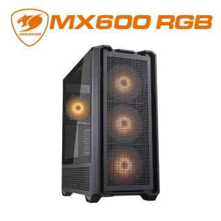 【COUGAR 美洲獅】MX600 RGB(電腦機殼/Mini ITX/MicroATX/黑色)