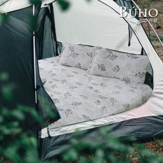 【BUHO 布歐】露營專用法蘭絨充氣床墊床包-不含枕套L號260x200cm(多款任選)