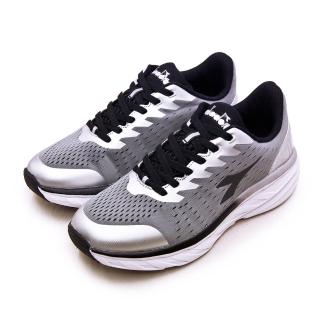 【DIADORA】男 迪亞多那 專業高效避震慢跑鞋 POWER FOAM 驅動系列(灰銀黑 71261)
