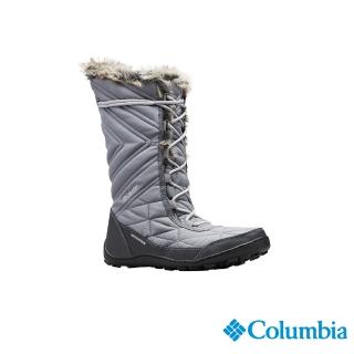 【Columbia 哥倫比亞官方旗艦】女款-MINXOmni-Tech鋁點蓄熱防水長筒雪靴-灰色(UBL59640GY/HF)