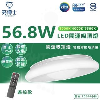 【亮博士】LED 開運吸頂燈 56.8W 防塵 防水 IP54(16種色溫可調整 遙控款)