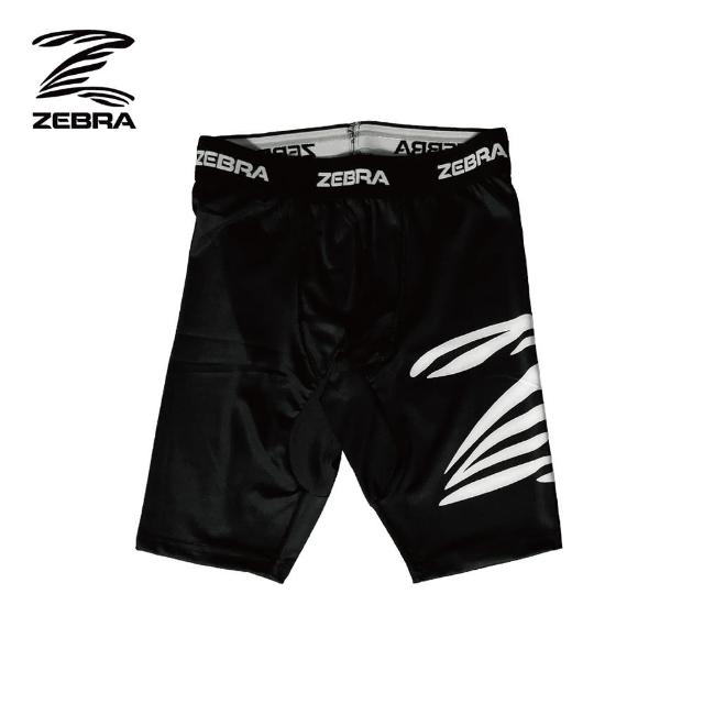 【Zebra Athletics】緊身防磨短褲男 ZPEASP02(男款 黑色 緊身褲 BJJ 巴西柔術 拳擊格鬥訓練 運動機能衣)