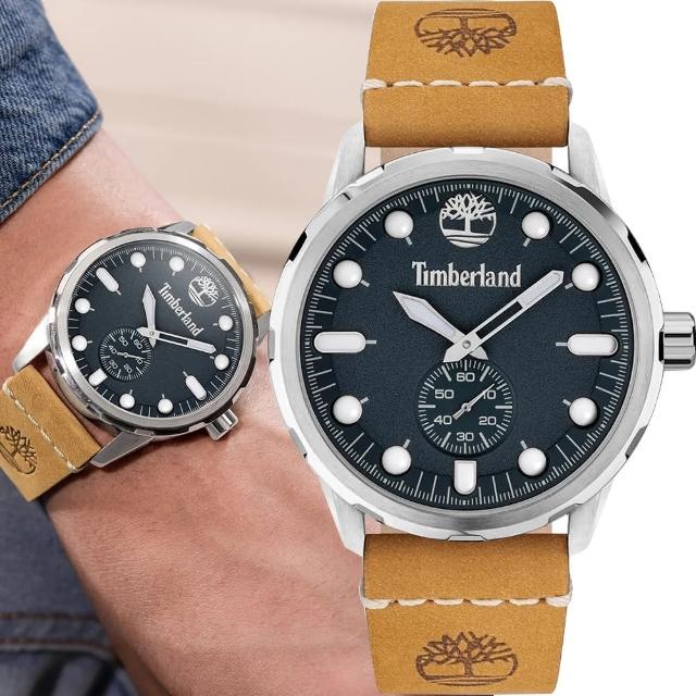【Timberland】天柏嵐 ADIRONDACK系列 都會玩色棕色皮帶時尚腕錶(TDWGA0028501)