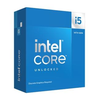 【Intel 英特爾】i5-14600KF 十四核心(需另行加購CPU散熱器及獨立顯卡)