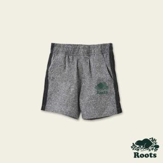 【Roots】Roots小童-自然俱樂部系列 海狸LOGO海灘褲(灰色)