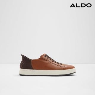 【ALDO】INVICTUS-時尚拼接休閒鞋-男鞋(棕色)
