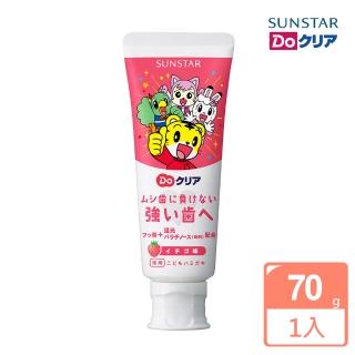 【日本SUNSTAR三詩達】巧虎兒童牙膏1入(草莓70g)