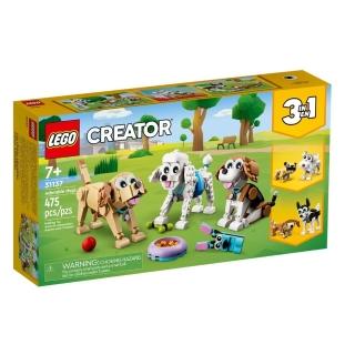 【LEGO 樂高】#31137 創意百變系列 3 合 1 可愛狗狗