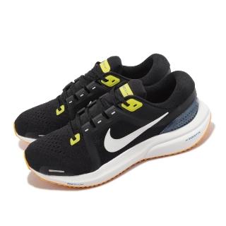 【NIKE 耐吉】慢跑鞋 Air Zoom Vomero 16 男鞋 黑 白 橘 緩震 路跑 運動鞋(DA7245-012)