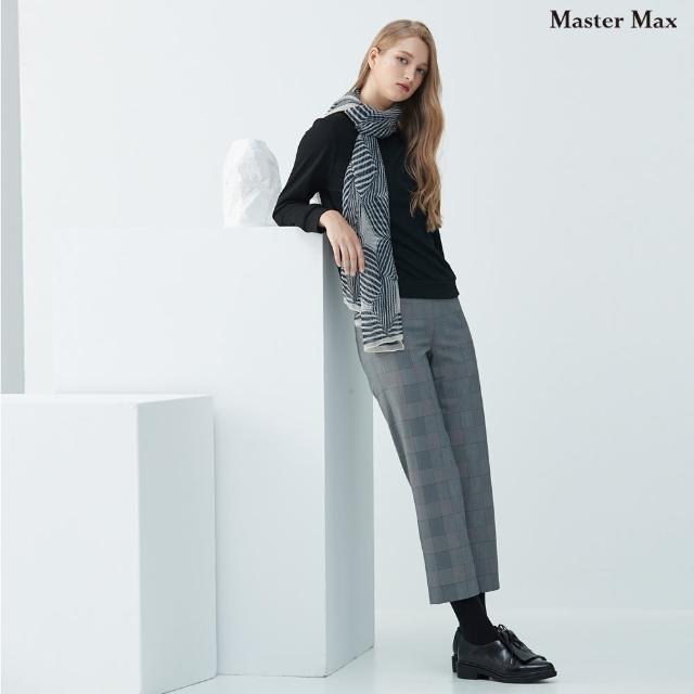 【Master Max】英倫風輕薄大方格九分休閒褲(8223008)