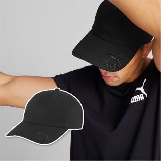 【PUMA】帽子 Prime Classic Dad 男女款 黑 全黑 刺繡Logo 棒球帽 老帽 鴨舌帽(024380-01)